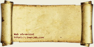 Avram Bačanin vizit kartica